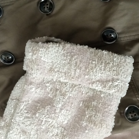 Anthropologie HEI HEI Sequin Sleeve Military Jacket - Picture 9 of 11